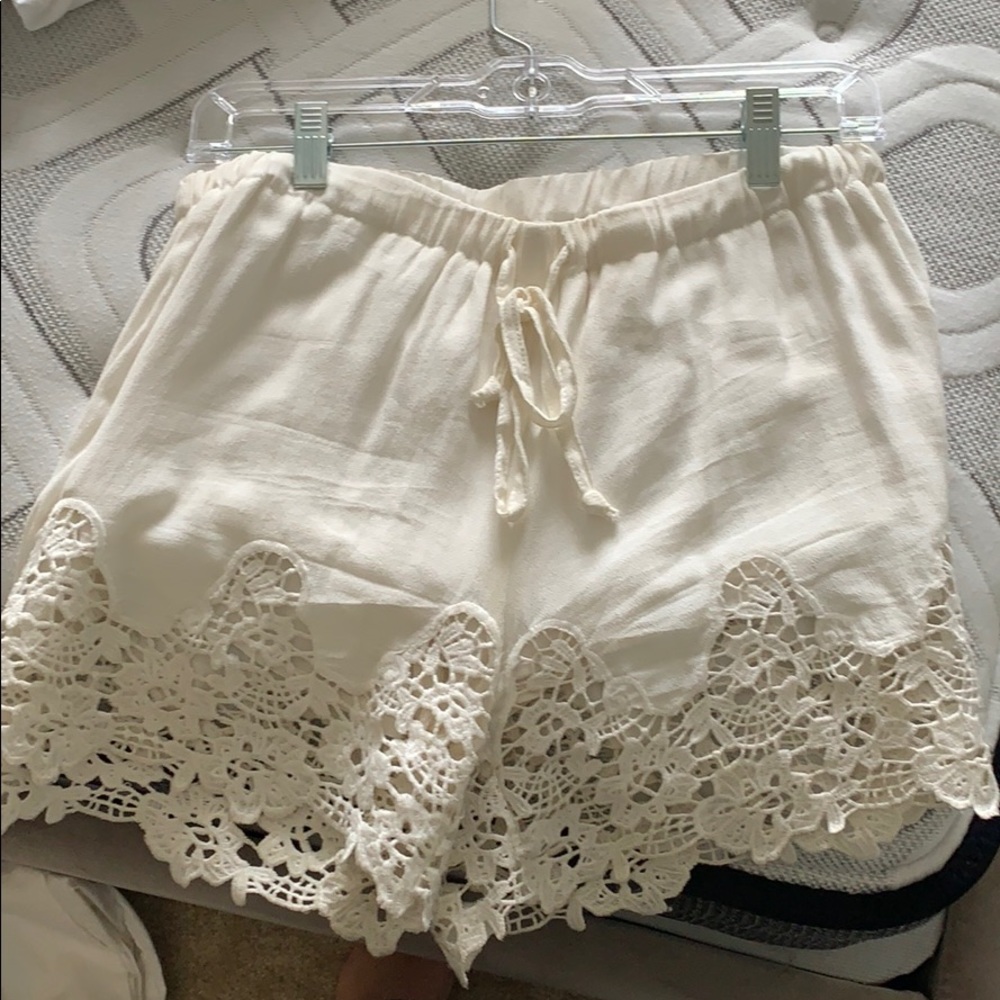 white shorts